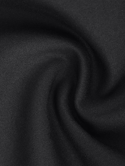 LUMA – SQUARE NECK BODYSUIT MET MESH MOUWEN - LivingCurves Tops Body Shaper Long Sleeve Zwart / S