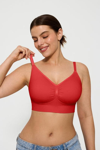 MAELLE | 3-Pack Naadloze Comfortbeha met Uitneembare Pads