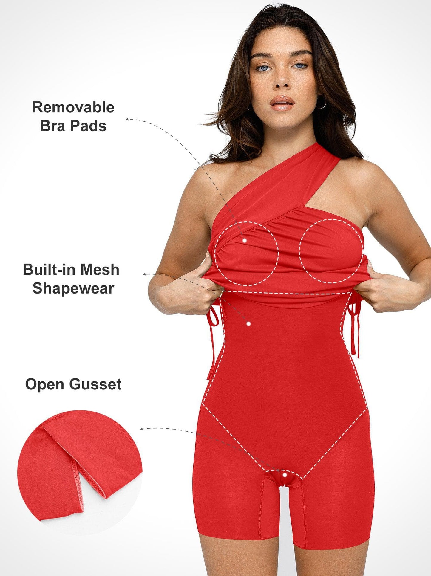 ISLA – Bluetag Cooling One-Shoulder Dress