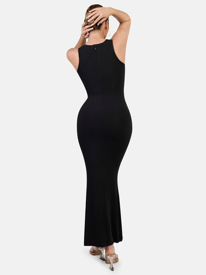 MELORA – Shaping Crew Neck Maxi Dress