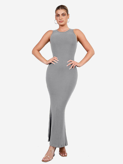 MELORA – Shaping Crew Neck Maxi Dress