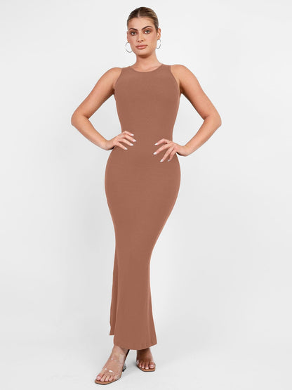 MELORA – Shaping Crew Neck Maxi Dress