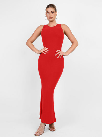 MELORA – Shaping Crew Neck Maxi Dress