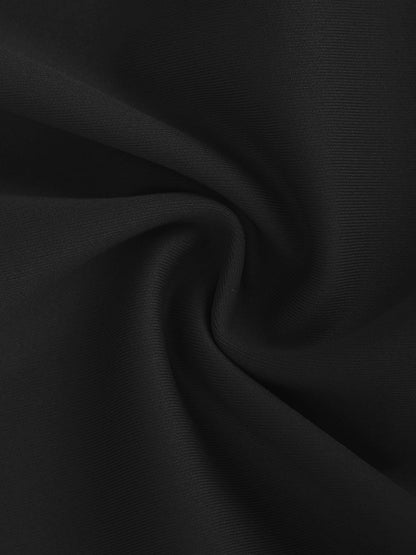 Shapewear Long Sleeve Boat Neck Sculpting Midi Dress - LivingCurves Low Back Formal Bodycon Party Winter Gown Black / S