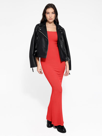 NOVA – Shapewear Maxi Dress met Lange Mouw