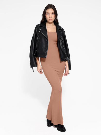 NOVA – Shapewear Maxi Dress met Lange Mouw