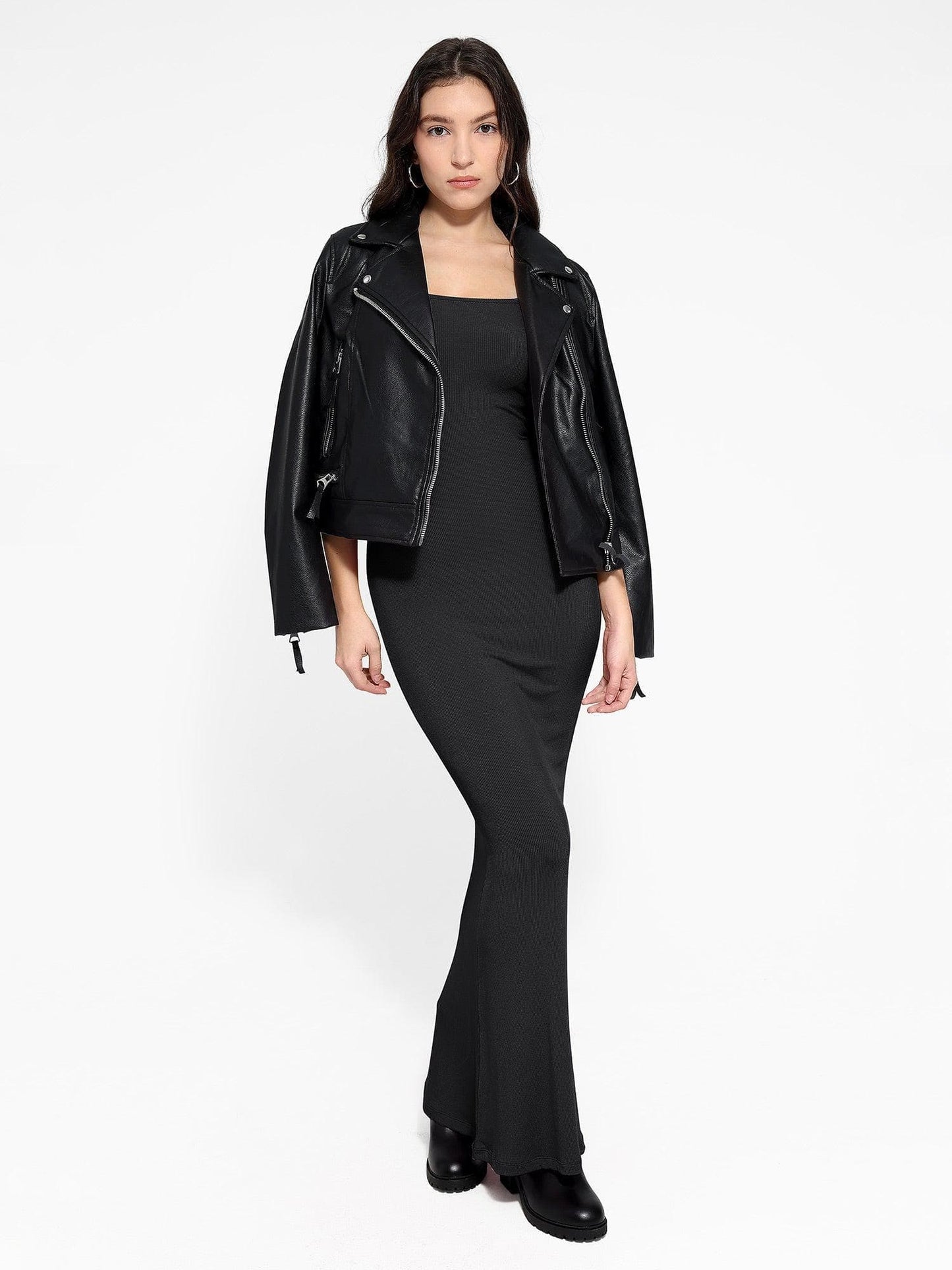 NOVA – Shapewear Maxi Dress met Lange Mouw