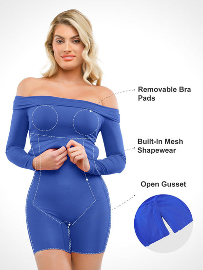 LAYLA – Off-Shoulder Bodycon Mini Dress