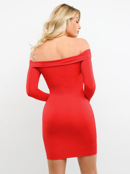 LAYLA – Off-Shoulder Bodycon Mini Dress