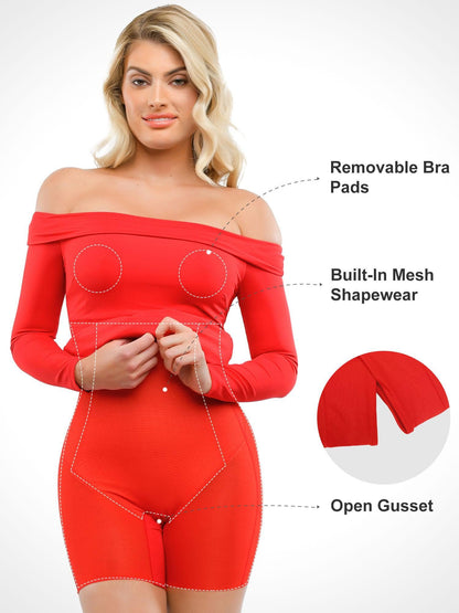 LAYLA – Off-Shoulder Bodycon Mini Dress