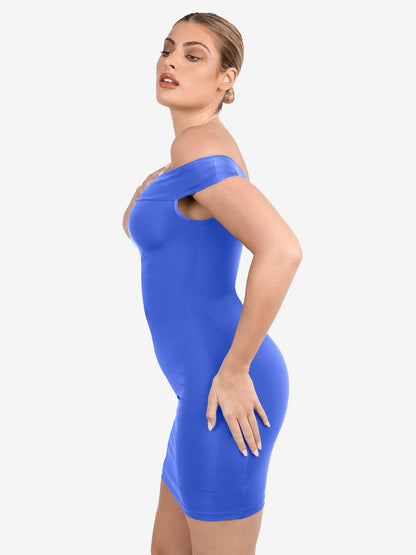 ALYA – Off-Shoulder Bodycon Mini Dress