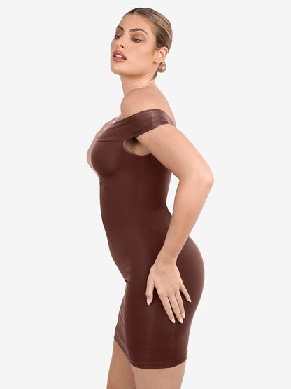 ALYA – Off-Shoulder Bodycon Mini Dress