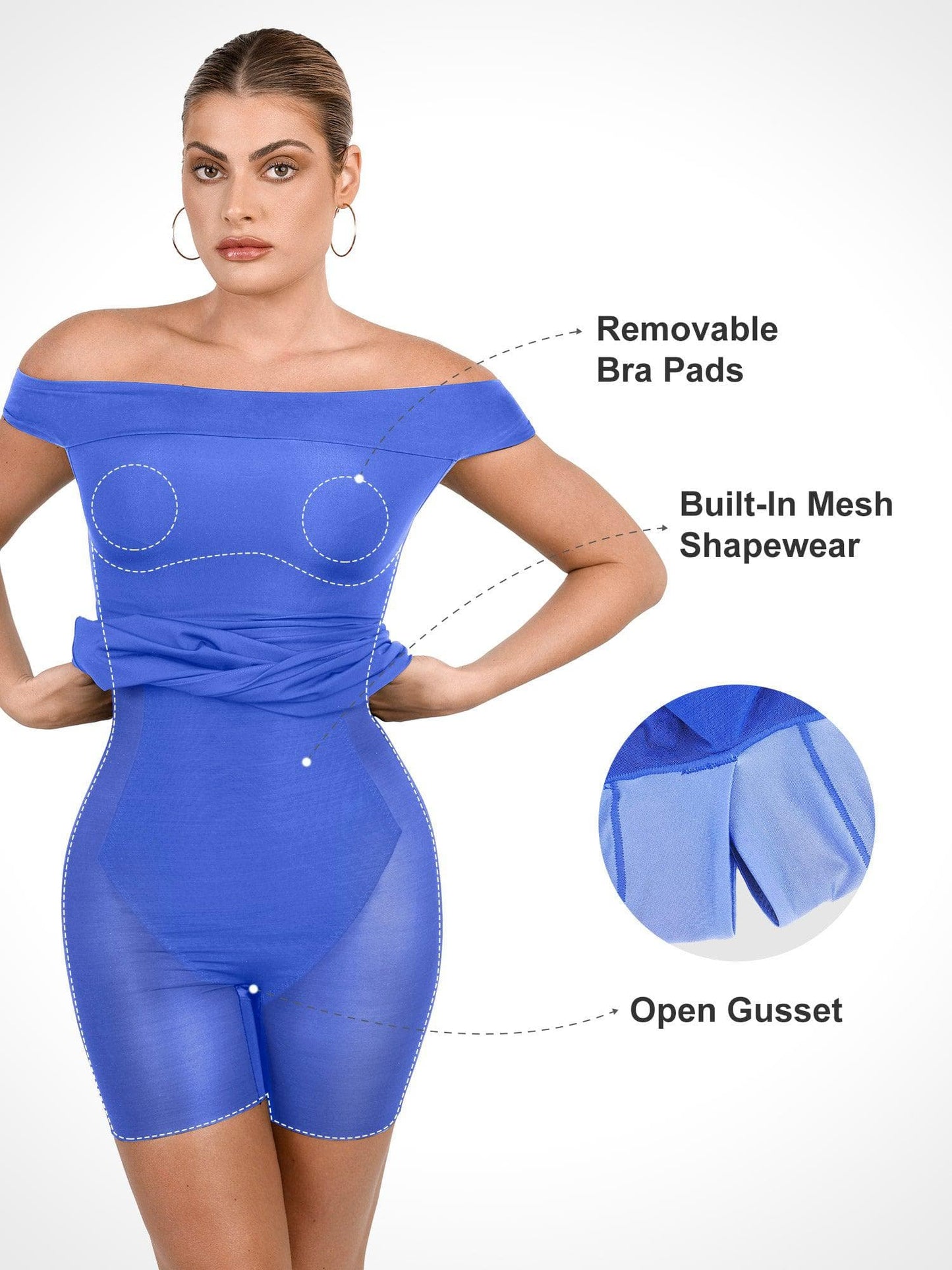 ALYA – Off-Shoulder Bodycon Mini Dress