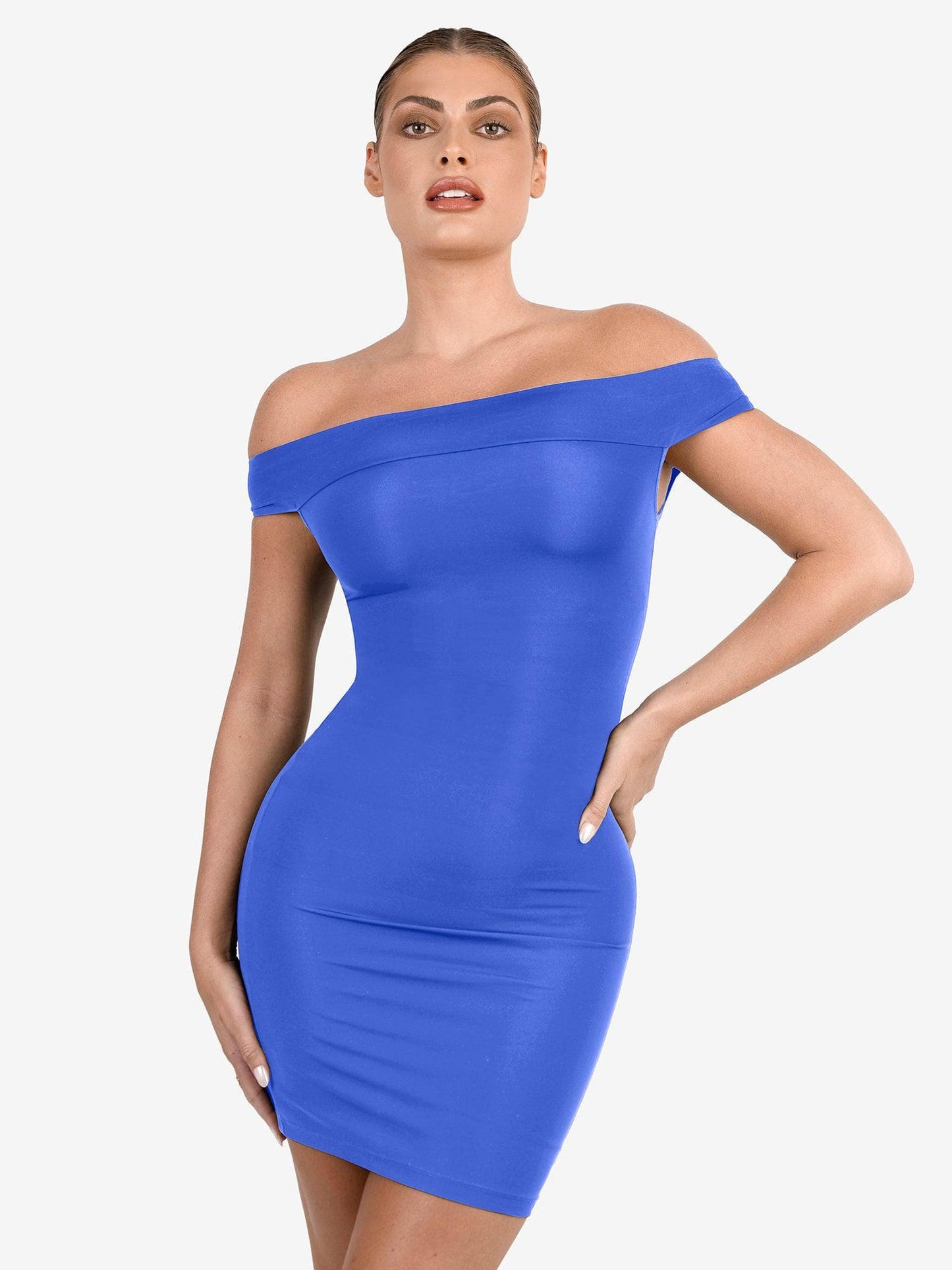 ALYA – Off-Shoulder Bodycon Mini Dress