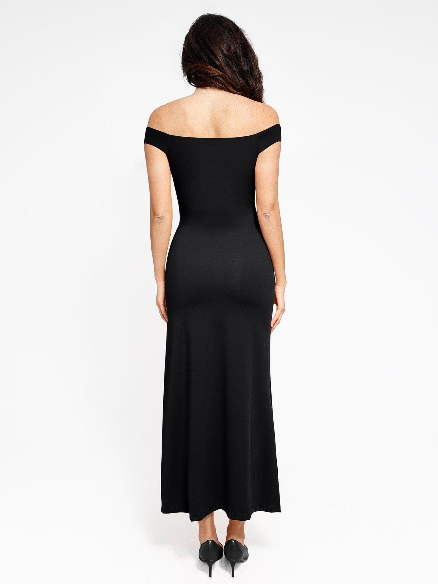SOLENA – Off-Shoulder Shaping Maxi Dress