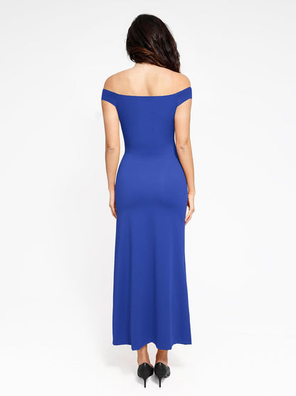 SOLENA – Off-Shoulder Shaping Maxi Dress