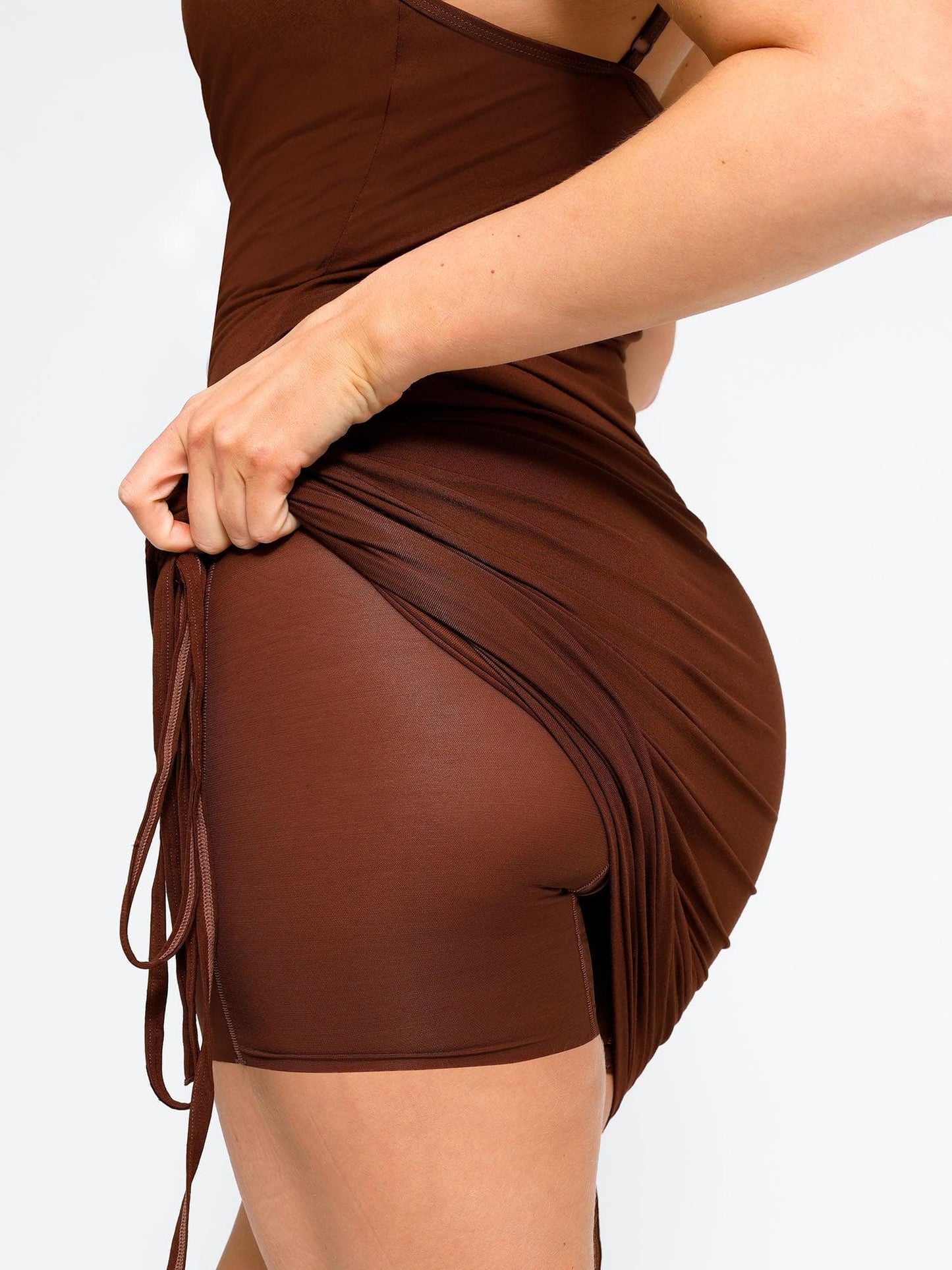 LIV – Shaping Ruched Mini Slip Dress