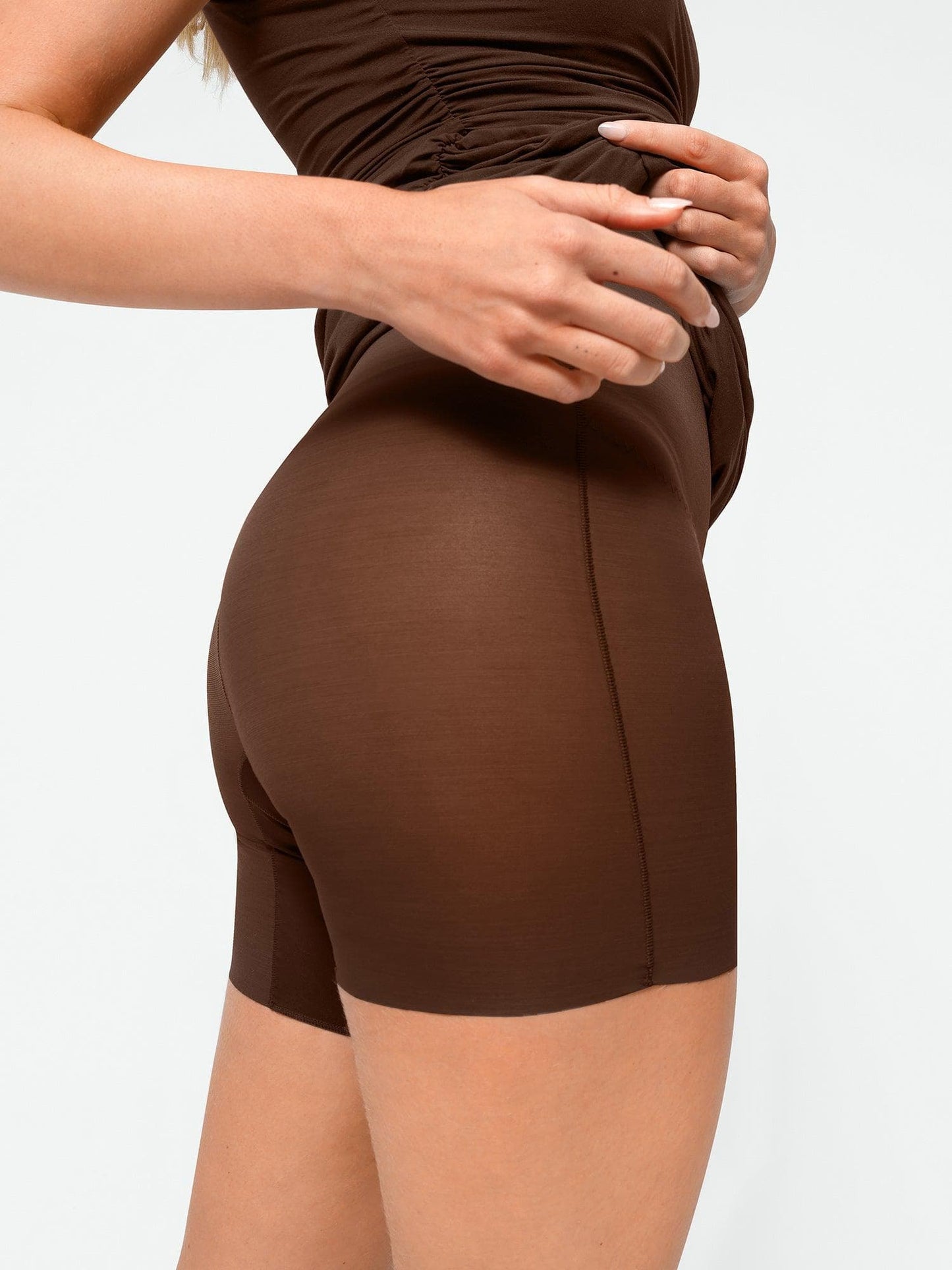 ELVA – Shapewear Mini Jurk met Square Neck