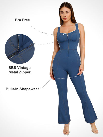 LIV – Denim Sculpting Jumpsuit