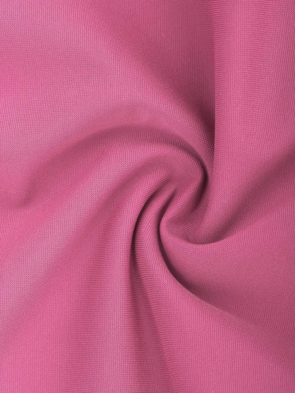 LANA – Shaping Badpak met Cross-Front - LivingCurves Tummy Control Slimming Swimwear Roze / XS