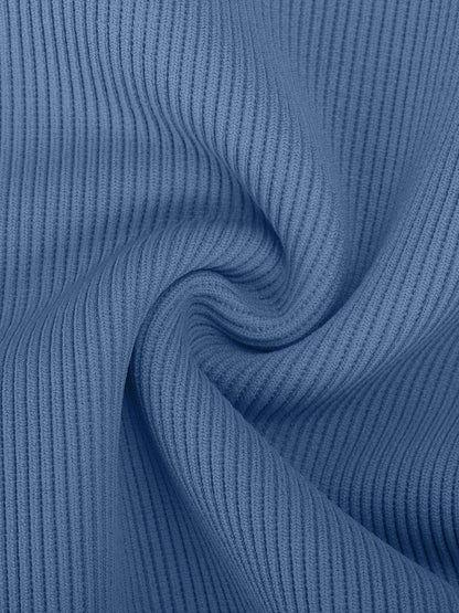 NATALIA | Naadloze Rib Romper met Bandjes