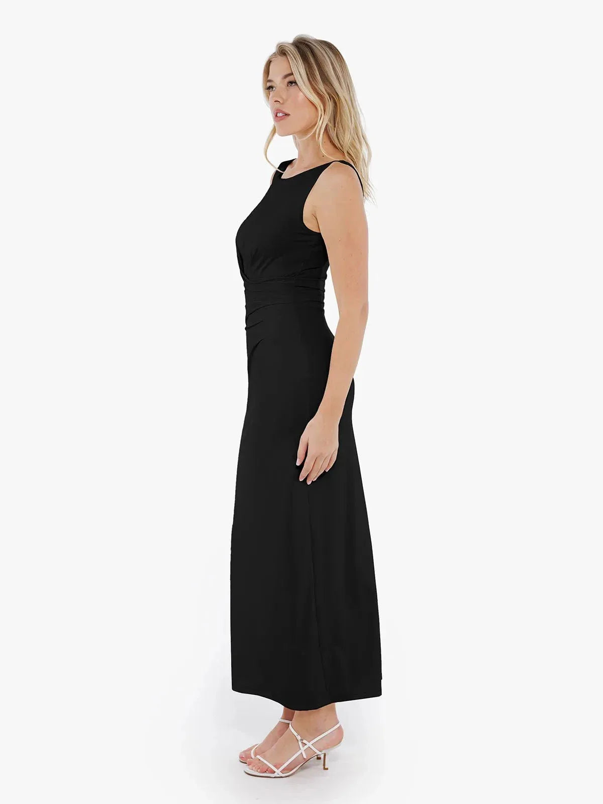 CAELIA – Shaping Boatneck Maxi Dress