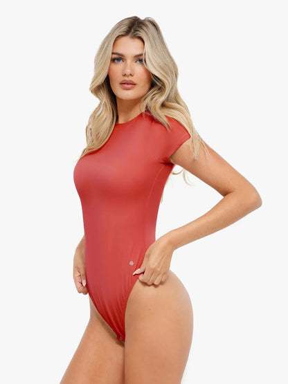 Shapewear Cloudsense Short Sleeve Crew-Neck Bodysuit