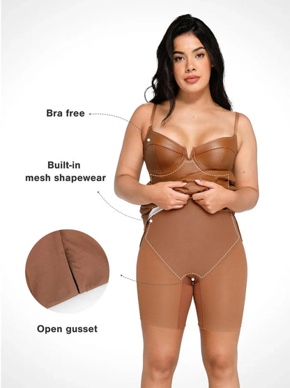 VESTA – Faux Corset Dress
