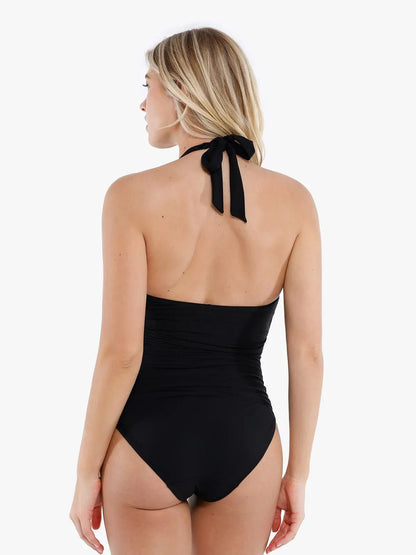 SABRINA | Halter Badpak met Corrigerende Taille + Cover-Up Set