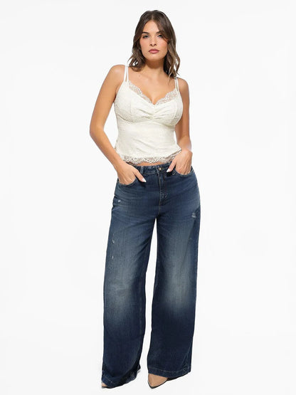 Shapewear Lace Contouring Camisole - LivingCurves Skin / XS