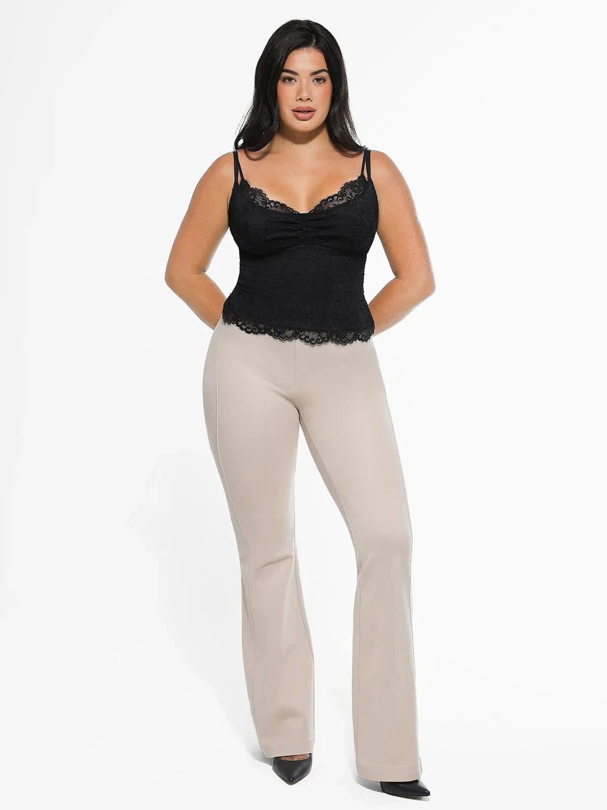 Shapewear Lace Contouring Camisole - LivingCurves Skin / XS