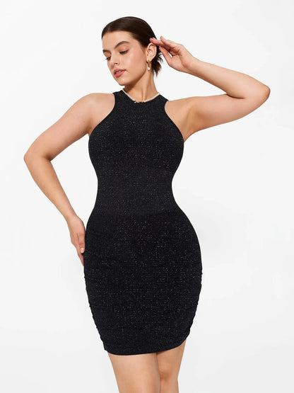 ASTRIA – Metallic Seamless Dress