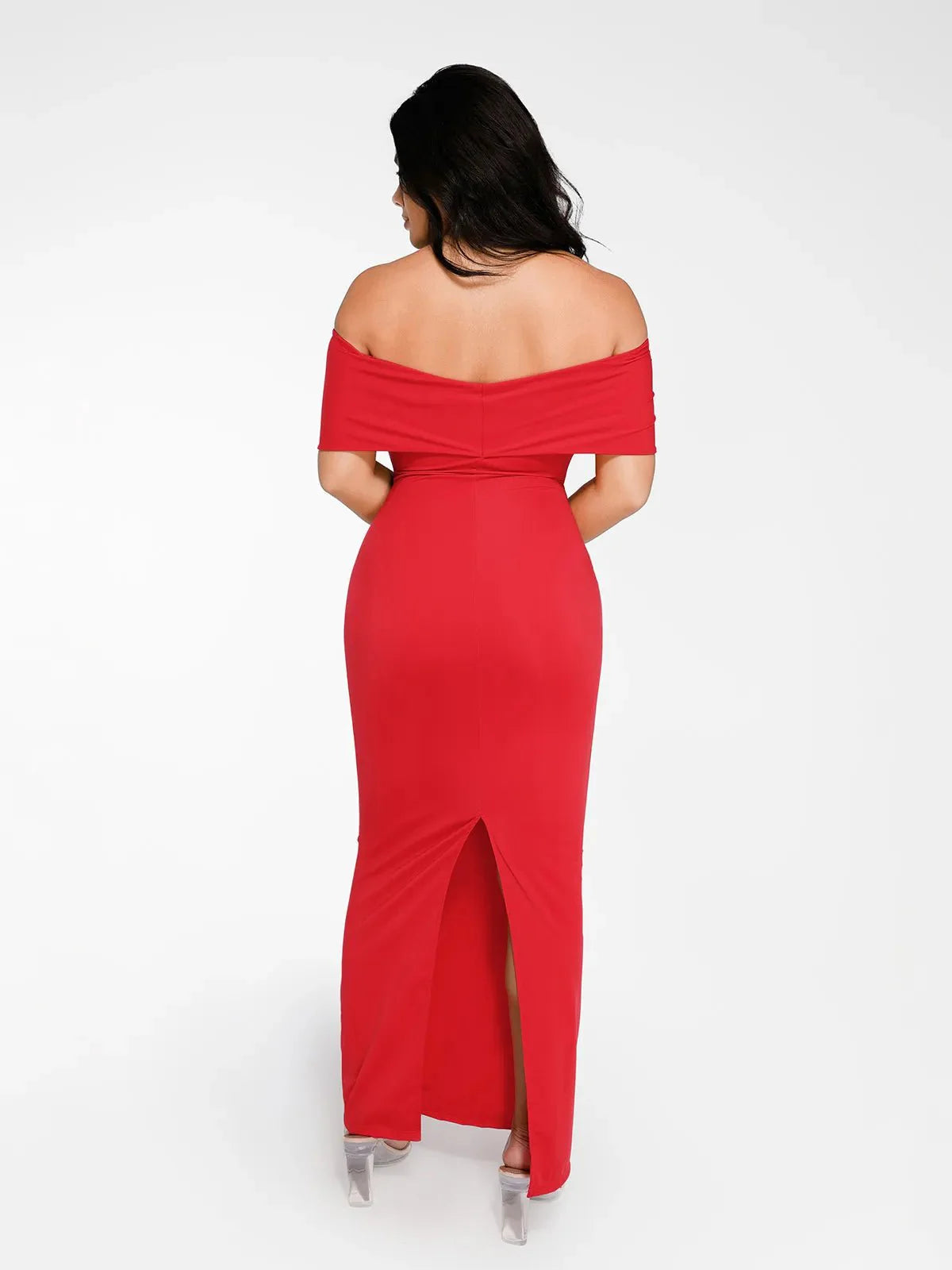LUA – Off-Shoulder Slim Maxi Dress