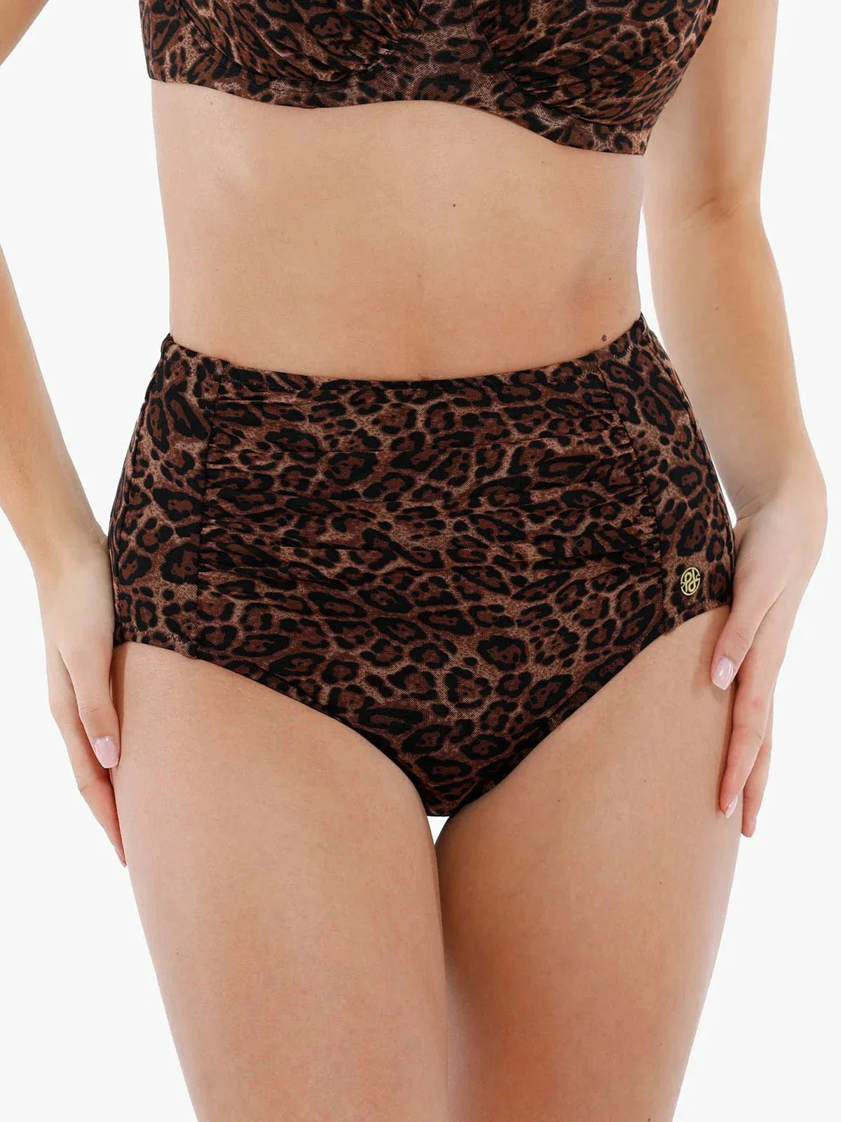 JUNGLESCULPT – High-Waisted Shaping Bikini Bottom