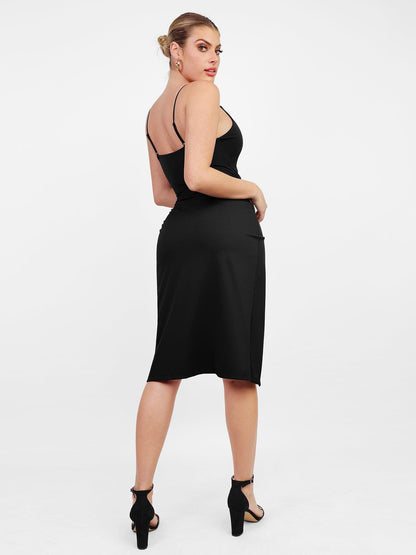 YARA – Shaping Wrap Midi Dress