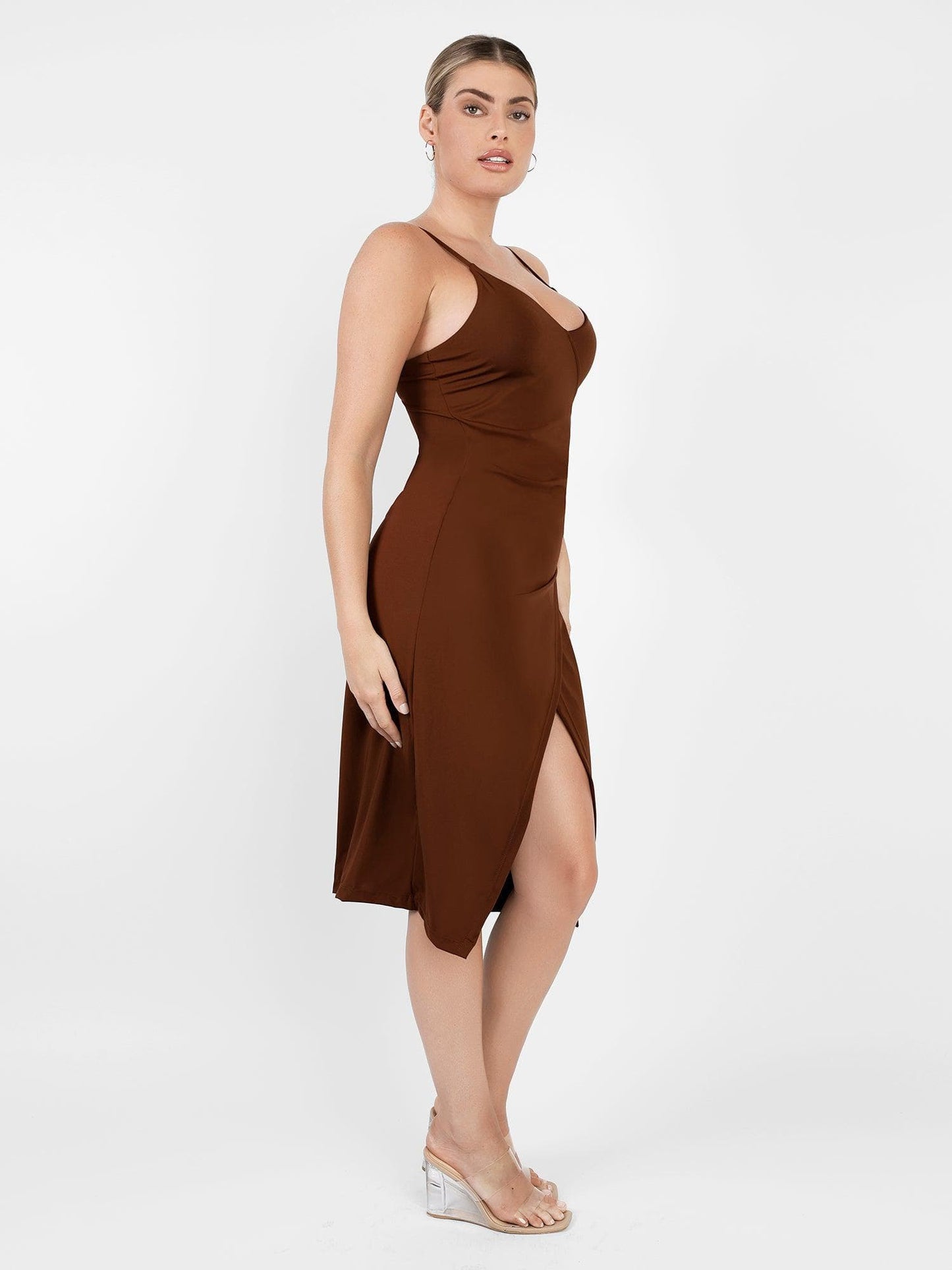 YARA – Shaping Wrap Midi Dress