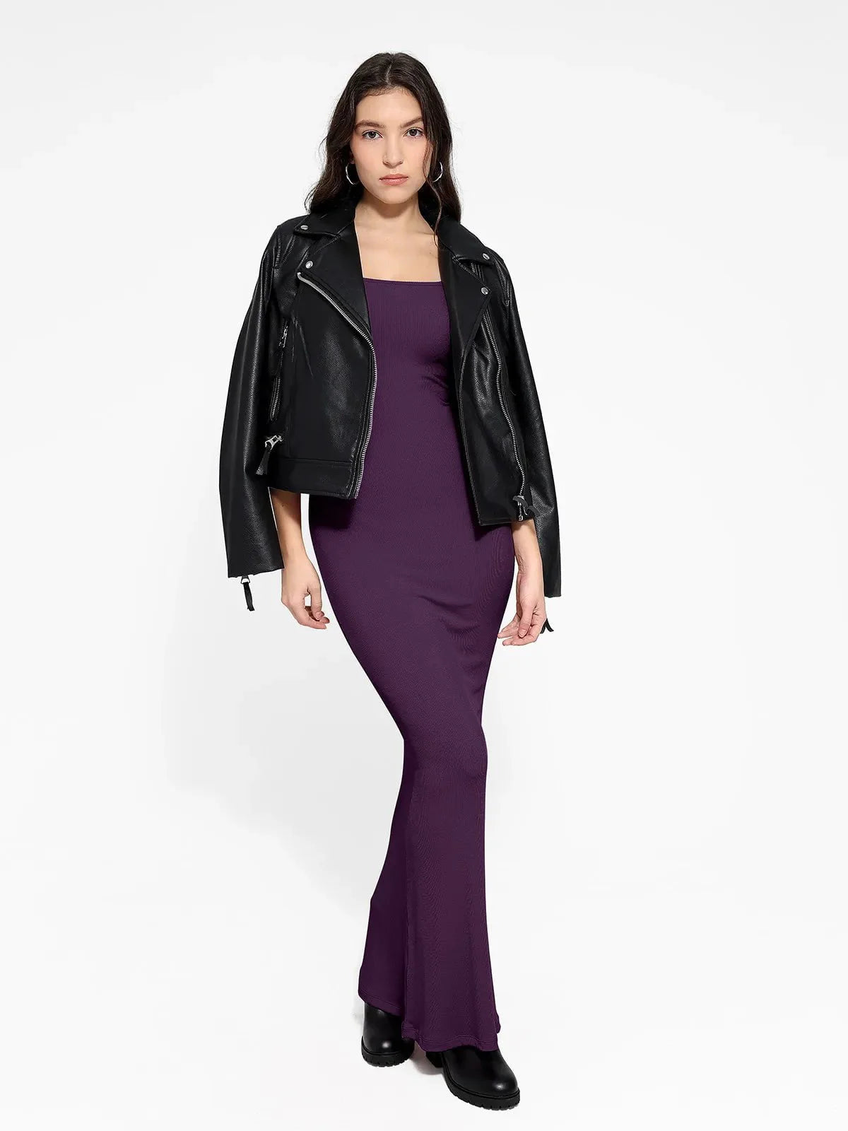 NOVA – Shapewear Maxi Dress met Lange Mouw