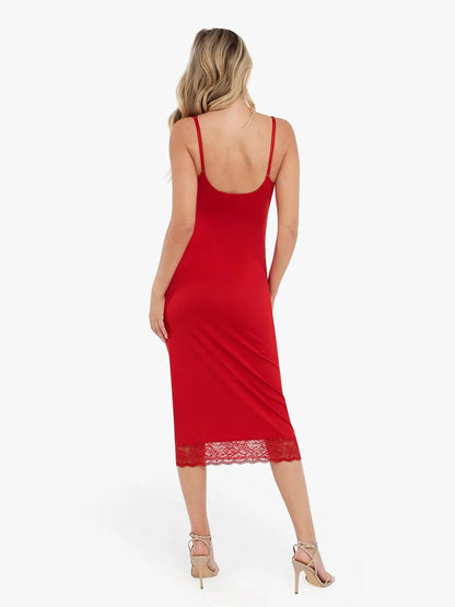 ELORIA – Shaping Lace Midi Dress
