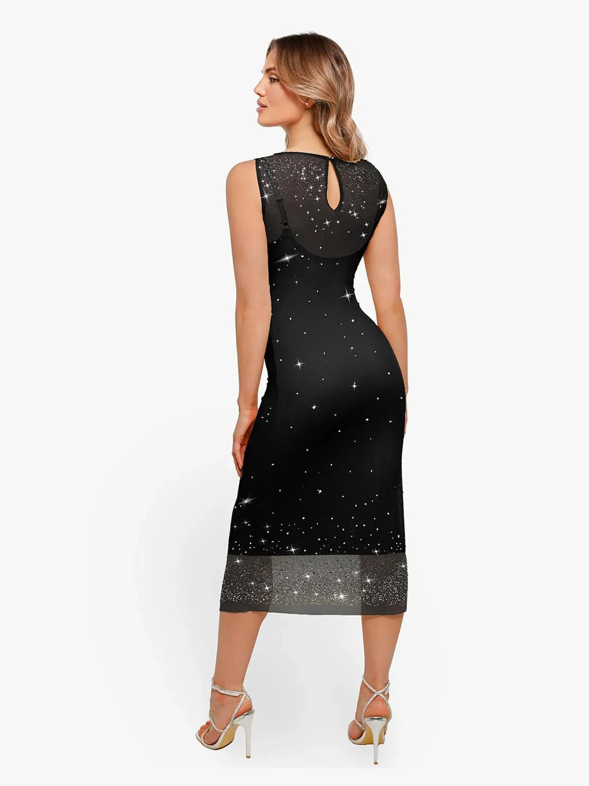 CYRA – Crystal Mesh Shaping Dress