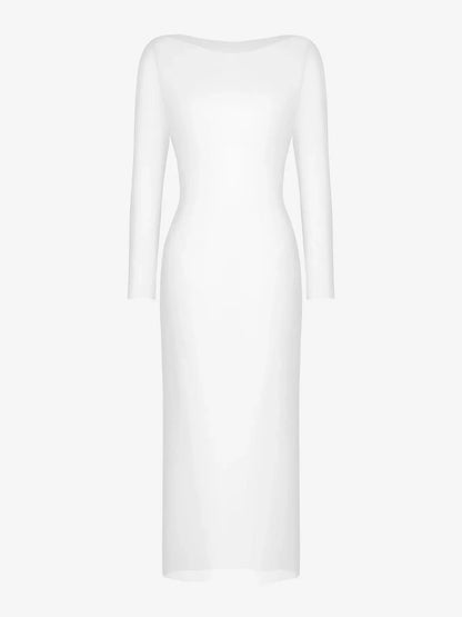 LYSERA – Sheer Mesh Maxi Cover-Up