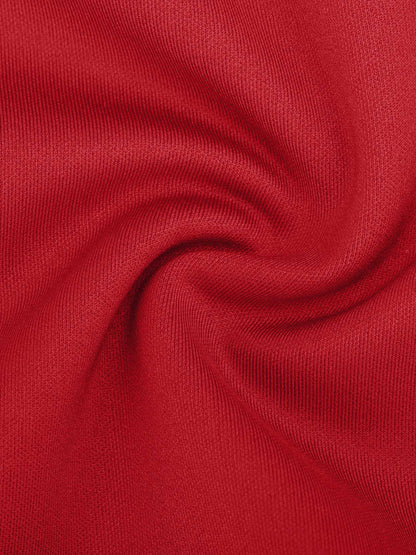 ZOE – Illusion Mesh Shaping String Body - LivingCurves Sexy Tops Body Shapers Mesh Rood / S