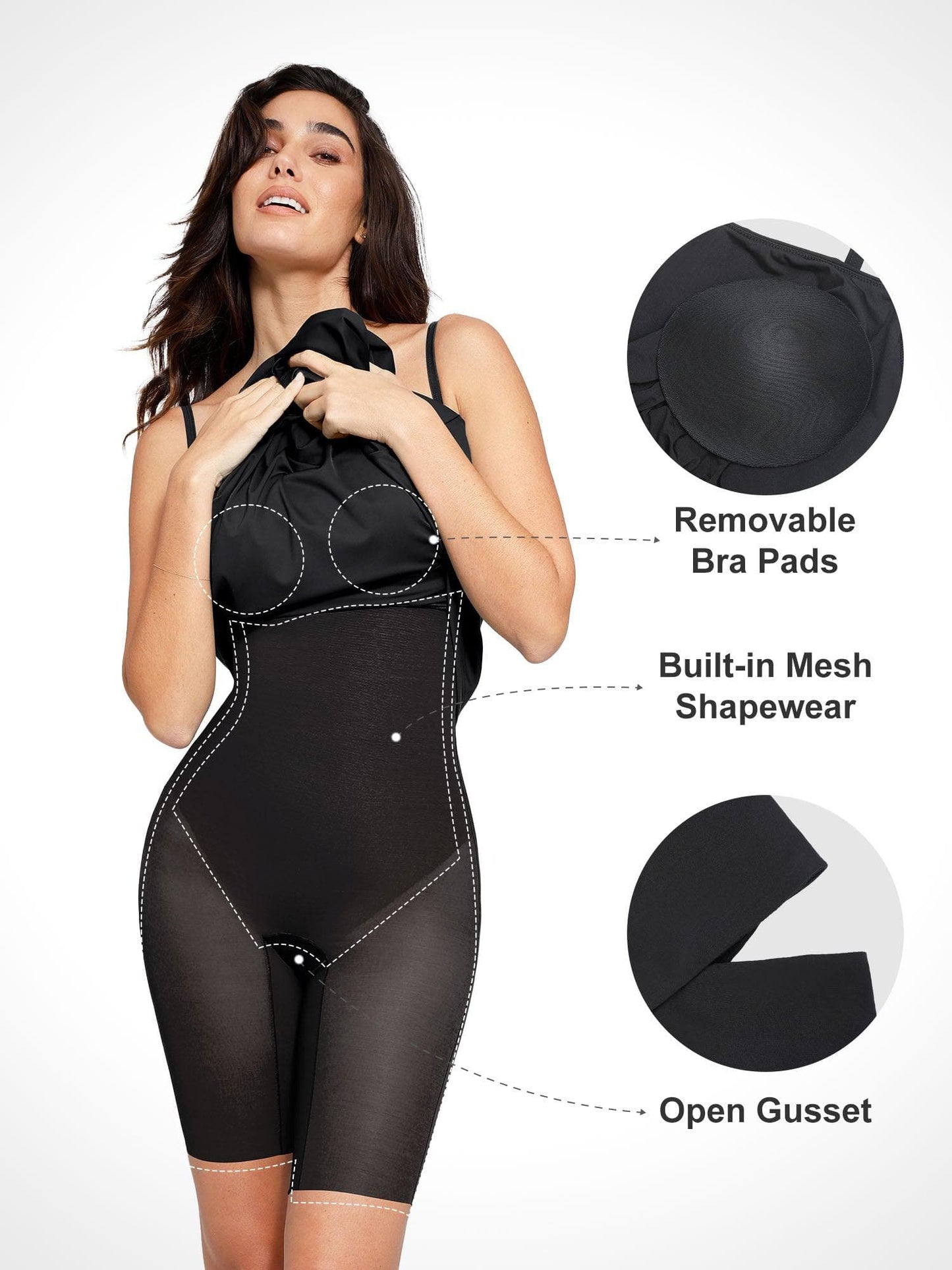ELINE – Shaping A-Line Slip Dress