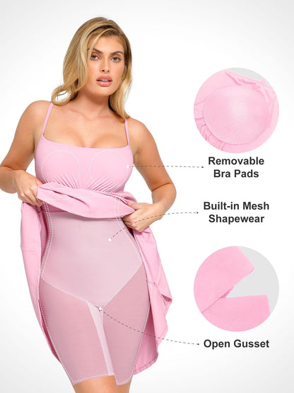 ELINE – Shaping A-Line Slip Dress