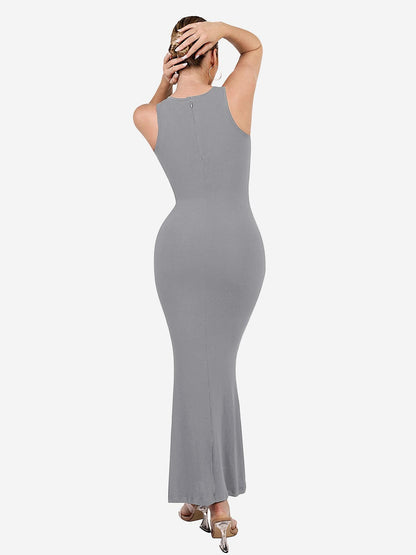MELORA – Shaping Crew Neck Maxi Dress