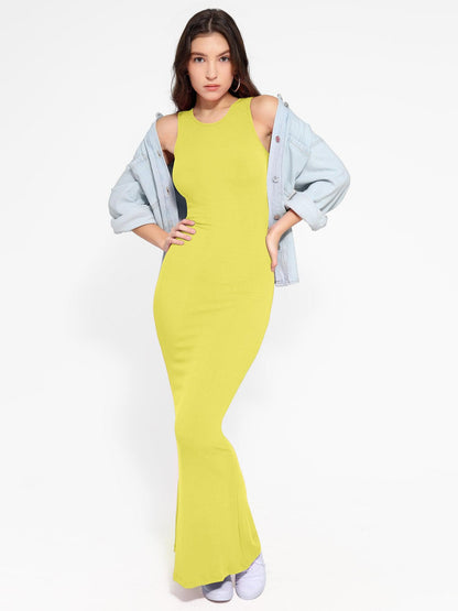MELORA – Shaping Crew Neck Maxi Dress
