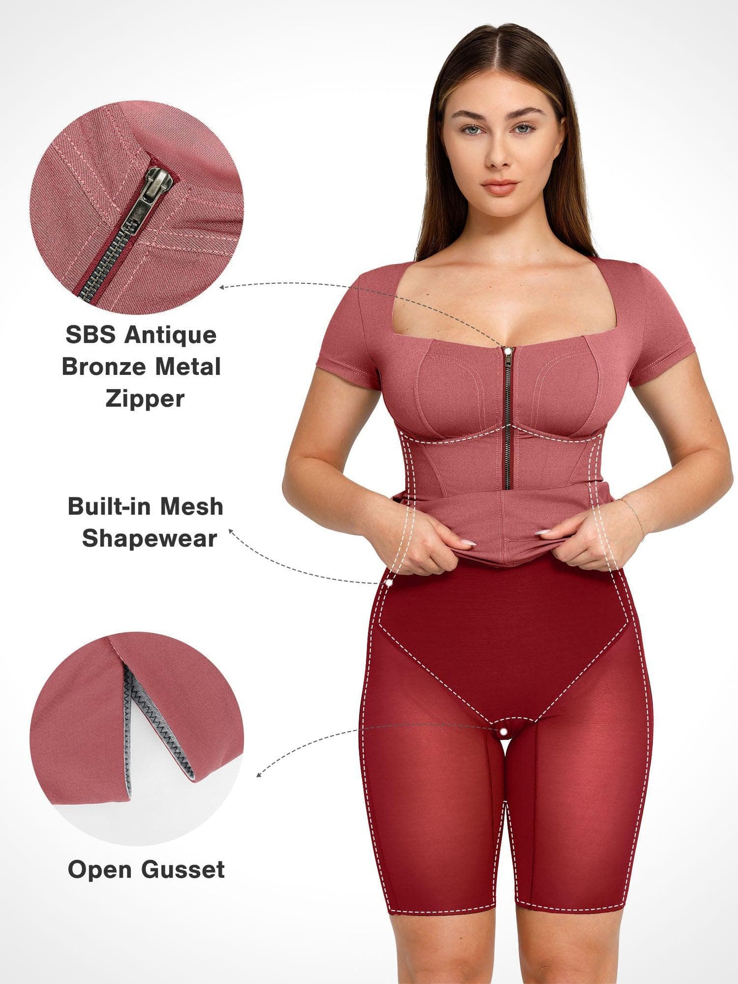 DARENA – Shaping Denim Midi Dress