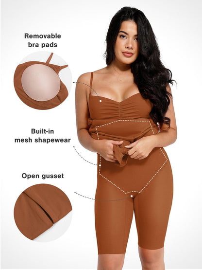 LYNE – Shapewear Maxi Jurk met Kant & Mermaid Pasvorm