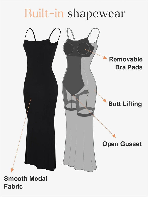 ELVA – Corrigerende Maxi Slip Jurk