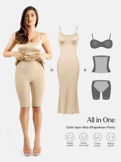 AYLIN – Shaping Maxi Slipjurk met Shine Effect