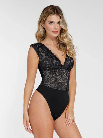 NOORÉ – Lace Bodysuit of Skirt